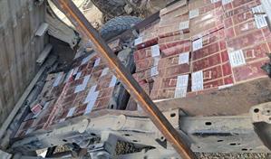 El Ejército ocupa camioneta con 100 mil cigarrillos de contrabando en Montecristi