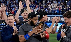 Vladimir Guerrero Jr. y una Serie Mundial en el nombre del padre; van ante los Dodgers el viernes
