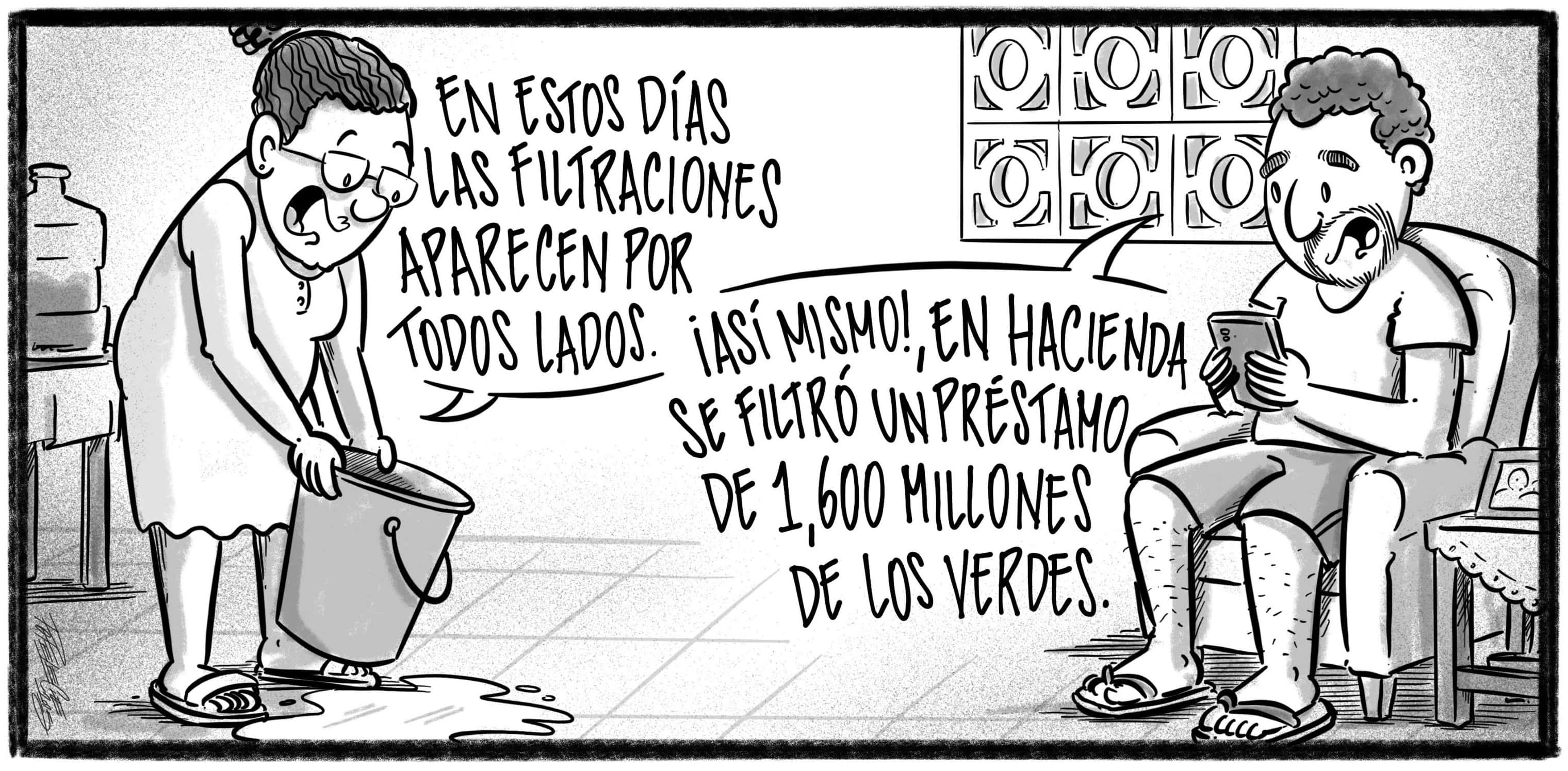 Caricatura de Noticiero Poteleche 24 octubre 2025