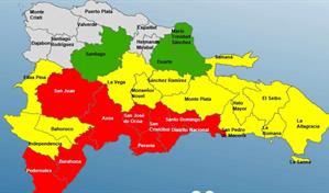 El Gran Santo Domingo y otras provincias siguen en alerta roja por tormenta Melissa