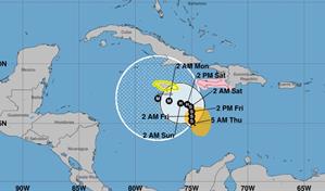 Tormenta tropical Melissa se aproxima al noroeste, rumbo a Jamaica y el suroeste de Haití