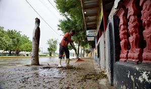 Comunidades incomunicadas en zona alta de Barahona por crecida de río