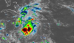 La tormenta tropical Melissa se mueve ahora a solo dos kilómetros por hora