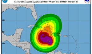La tormenta Melissa genera viento y lluvias en El Salvador, sin causar víctimas o daños