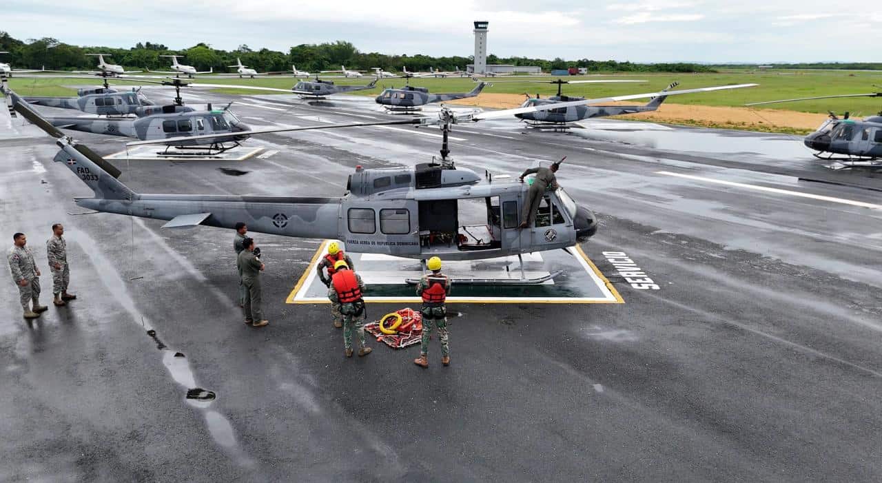 Tropas del Ejército dominicano en estado de alerta ante posibles inundaciones en el país.