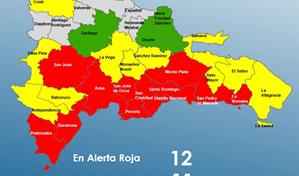 El COE incluye a La Romana, Monte Plata y San Pedro de Macorís en provincias en alerta roja