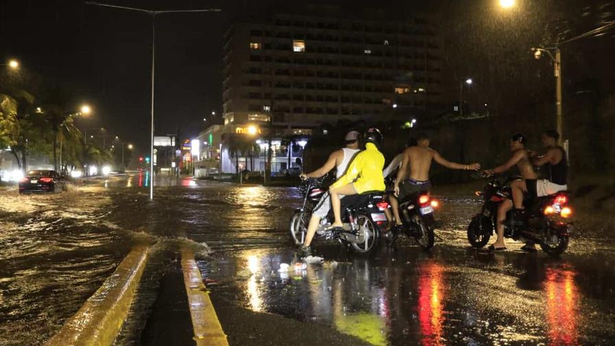 Tormenta Melissa se dejó sentir con sectores y avenidas anegadas en Gran Santo Domingo