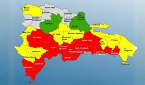El Distrito Nacional y 25 provincias siguen en alerta por tormenta Melissa
