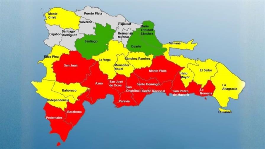 El Distrito Nacional y 25 provincias siguen en alerta por tormenta Melissa El Distrito Nacional y 25 provincias siguen en alerta por tormenta Melissa