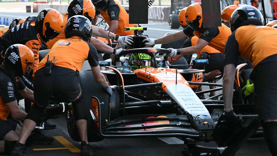Norris se emplea a fondo y domina la tercera práctica del GP de México Norris se emplea a fondo y domina la tercera práctica del GP de México