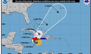 Hasta 40 pulgadas de lluvias podrían caer en Jamaica por el paso del huracán Melissa