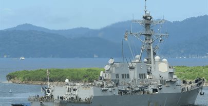 Llega a Trinidad y Tobago un destructor de EE. UU. para llevar a cabo ejercicios militares