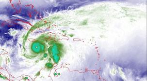 Tormenta Melissa deja más de 400 mm de lluvia en República Dominicana
