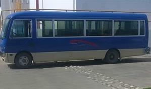 Empresa de transporte denuncia el robo de una guagua en Brisas del Este