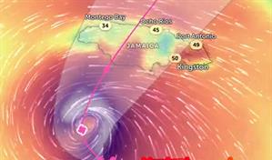 Dominicanos en Jamaica se preparan ante la llegada del poderoso huracán Melissa