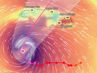 Embajada de RD en Jamaica se prepara para paso huracán Melissa