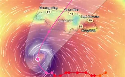 Comunidad dominicana en Jamaica se prepara para huracán Melissa