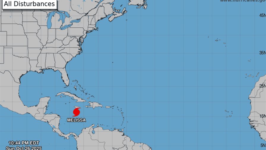 El hurac&aacute;n Melissa avanzar&aacute; lento mientras se acerca a Jamaica