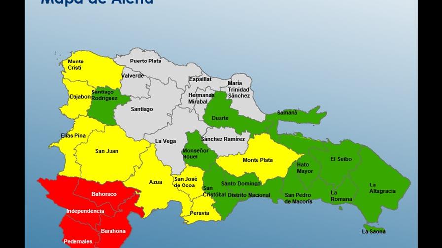 El COE reduce los niveles de alerta mientras Melissa se aleja de República Dominicana