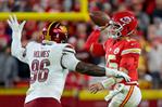 Patrick Mahomes comanda victoria de Chiefs sobre Commanders en cierre de semana ocho de la NFL Patrick Mahomes comanda victoria de Chiefs sobre Commanders en cierre de semana ocho de la NFL