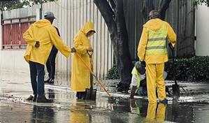 Alcaldía del Distrito Nacional intensifica trabajos de mitigación ante lluvias por huracán Melissa