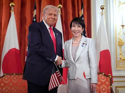 Sanae Takaichi nomina a Trump para el Premio Nobel de la Paz 2026