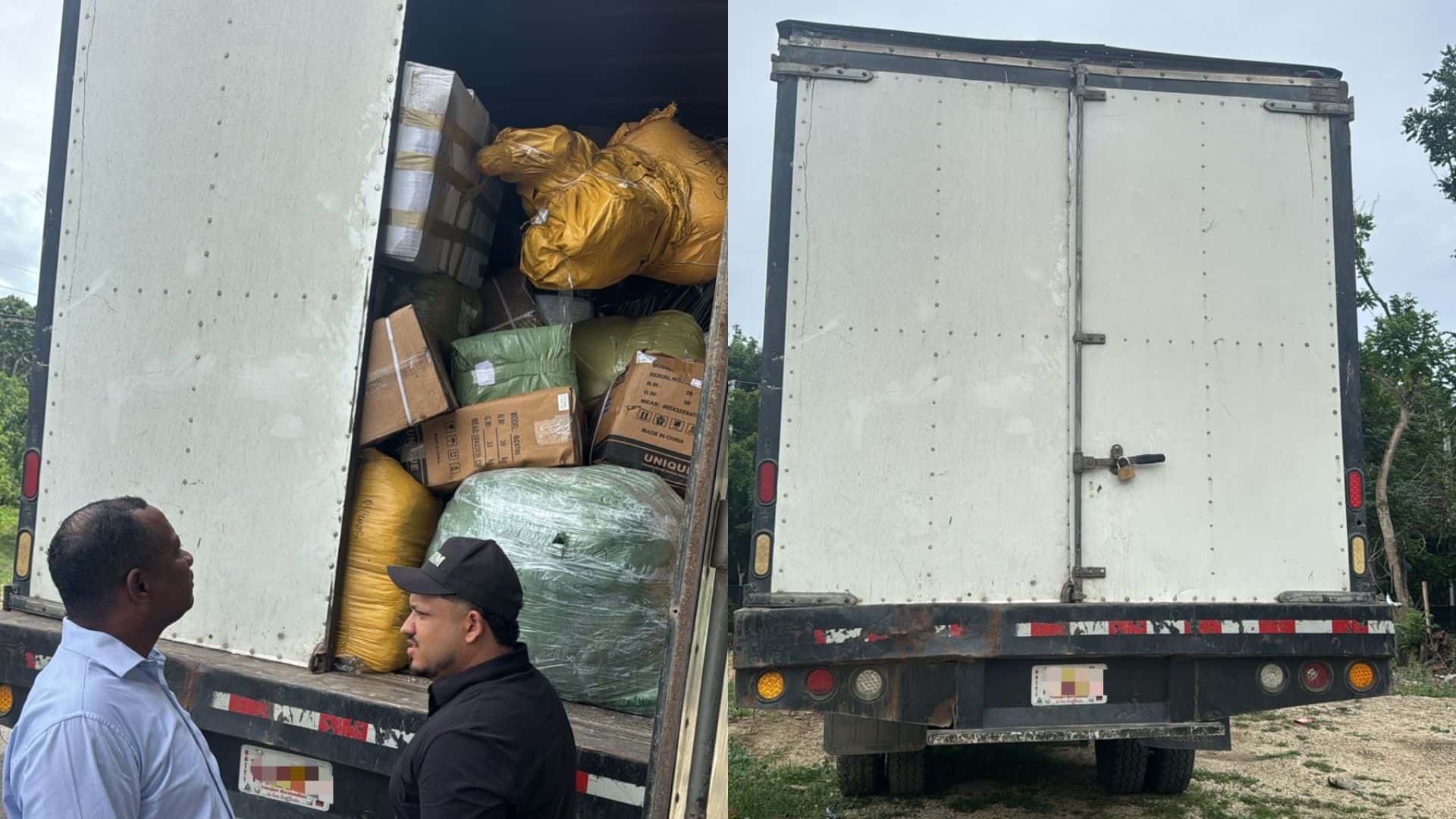 Despojan a chofer de un camión con mercancía millonaria en Santiago y luego abandonaron el vehículo