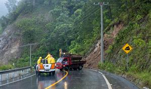 El COE emite alerta roja para San José de Ocoa y advierte sobre riesgo de deslizamientos