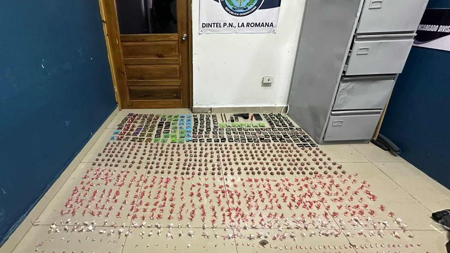 Dintel desmantela un centro de acopio de drogas en La Romana y arresta a un hombre