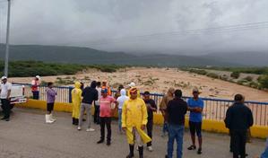 Autoridades activan el comit&eacute; de emergencia ante la crecida del r&iacute;o Blanco en Jiman&iacute;