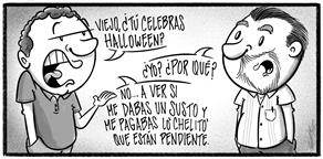 Caricatura de Noticiero Poteleche 31 octubre 2025