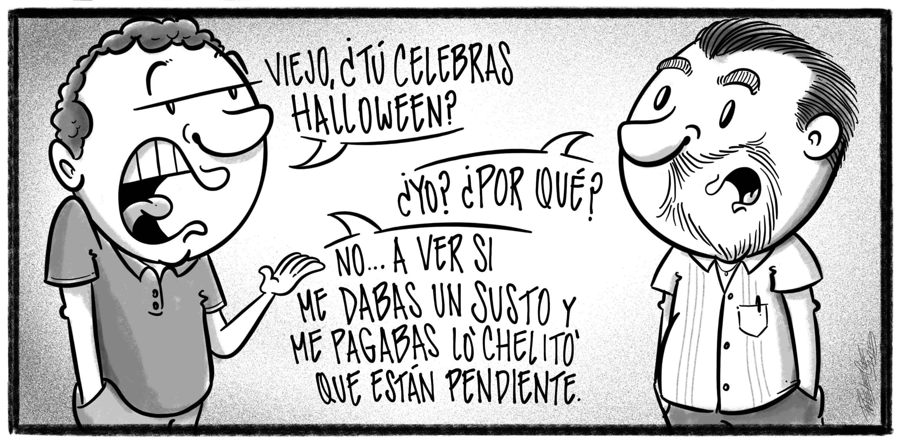 Caricatura de Noticiero Poteleche 31 octubre 2025