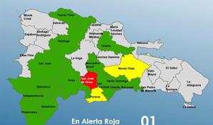 La mitad de RD está bajo alerta por las fuertes lluvias que se prevén para este fin de semana