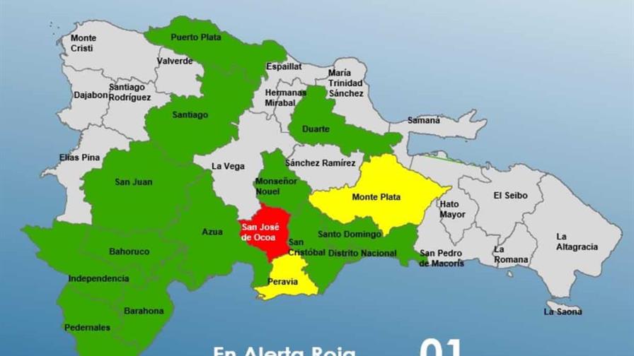 La mitad de RD está bajo alerta por las fuertes lluvias que se prevén para este fin de semana
