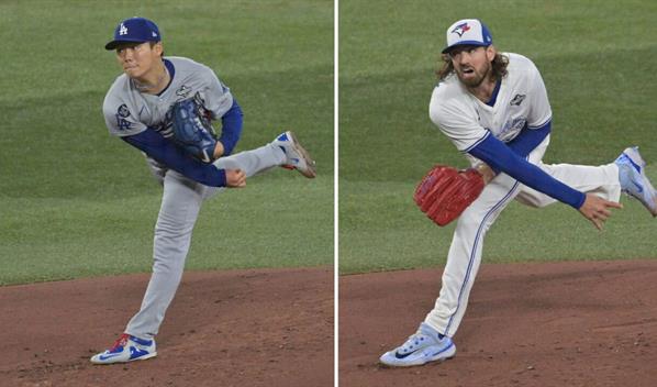 Azulejos a un juego de levantar el trofeo de la Serie Mundial y los Dodgers están al límite