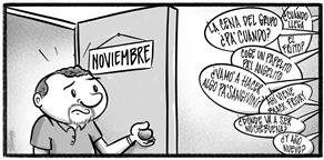 Caricatura de Noticiero Poteleche 1 noviembre 2025