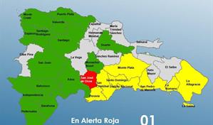 El Gran Santo Domingo en alerta amarilla por lluvias que dejarían hasta 100 milímetros de acumulado
