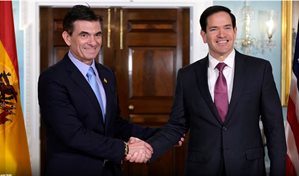 Rodrigo Paz destaca que Bolivia se abre al mundo tras reunirse con Marco Rubio