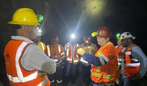 Colocan más de 2,600 pernos de anclaje para la seguridad subterránea en mina Cerro de Maimón