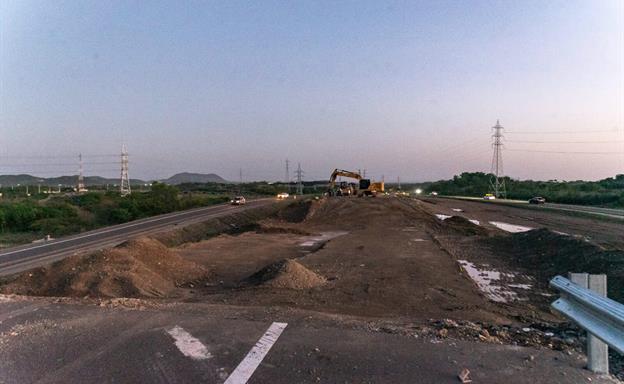 Trabajan en tramo que se destruyó de la Circunvalación de Baní