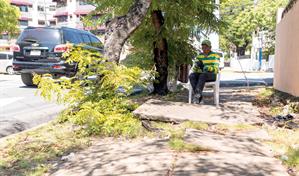 La vieja acera de la Rosa Duarte