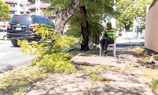 La vieja acera de la Rosa Duarte