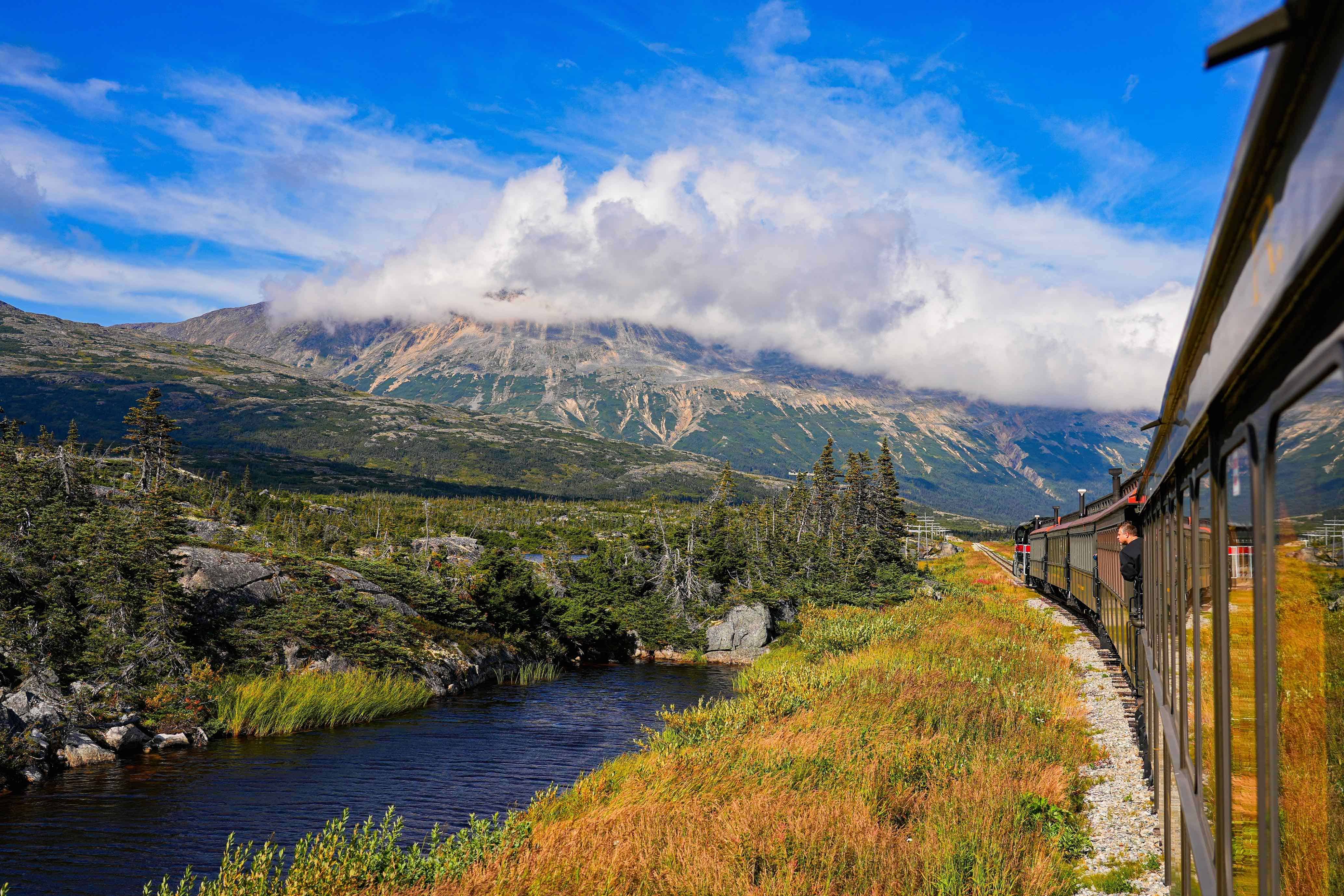 El tren ´White Pass & Yukon Route´ (Skagway a Whitehorse, en EE. UU. y Canadá, por Alaska y Yukon), en el 9º puesto, ofrece paisajes únicos.
