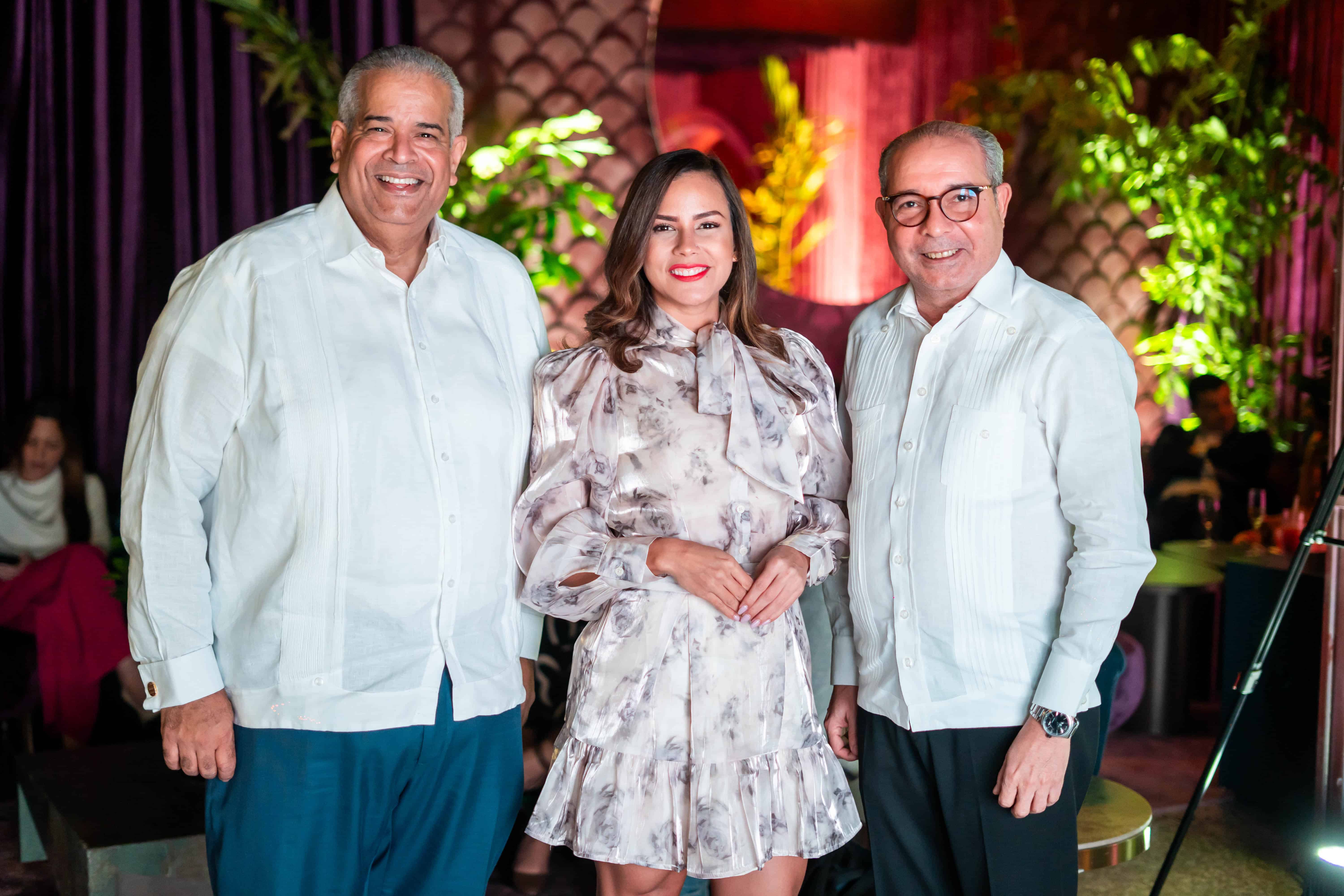 Pedro Vargas, Carolina Grullón y Henry Coradin.