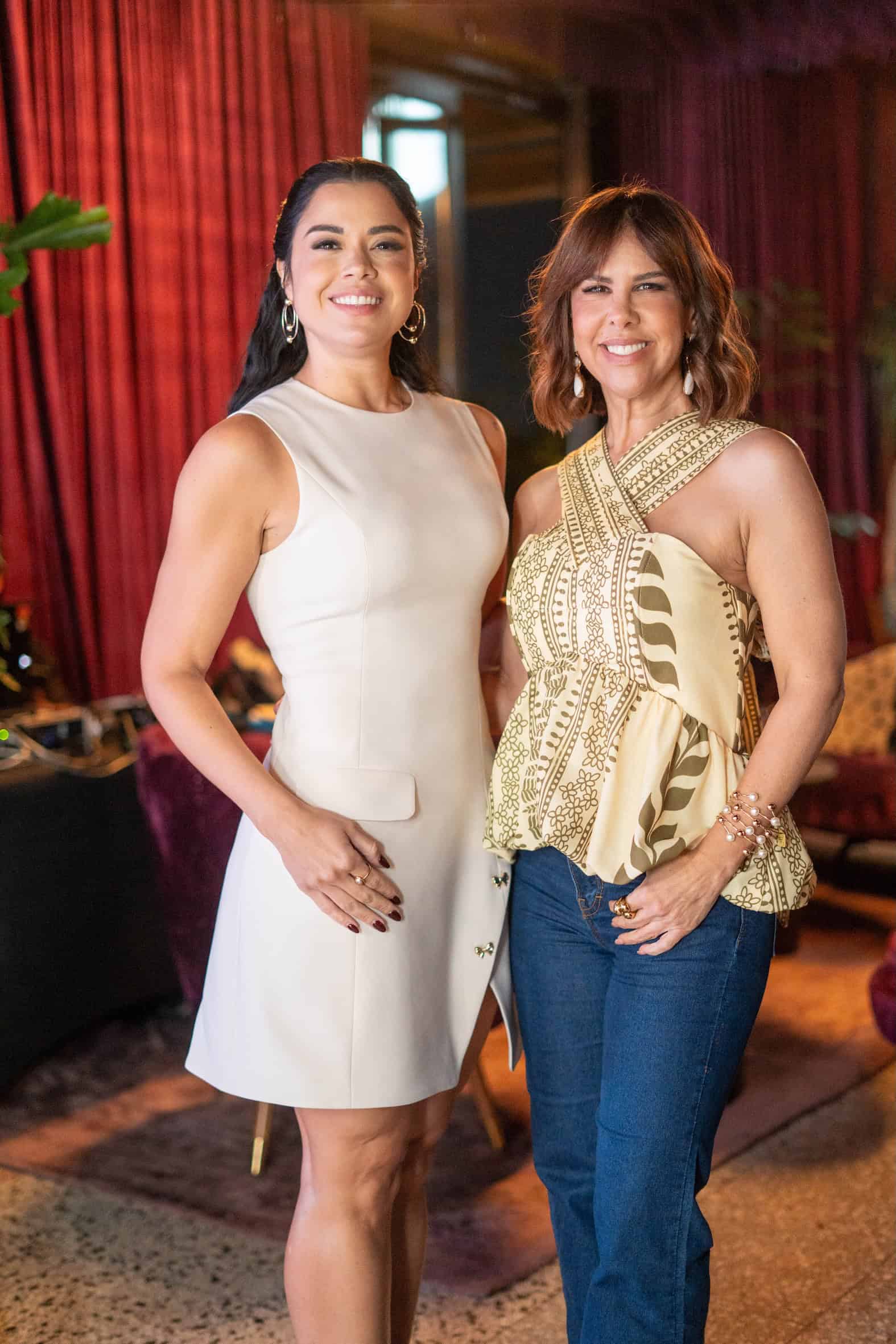 María Angélica Ureña y Ingrid Gómez.