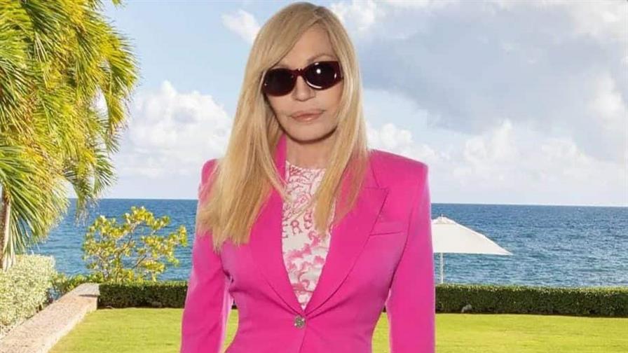 Donatella Versace visita la República Dominicana