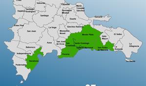 Vaguada provoca alerta verde en siete provincias y el Distrito Nacional