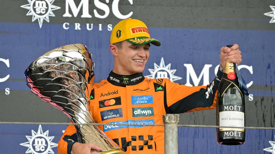 Lando Norris refuerza liderato al ganar en Brasil Lando Norris refuerza liderato al ganar en Brasil