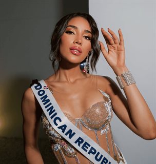 Jennifer Ventura brilla bajo la "Luz de la luna" en la cena de bienvenida del Miss Universo 2025