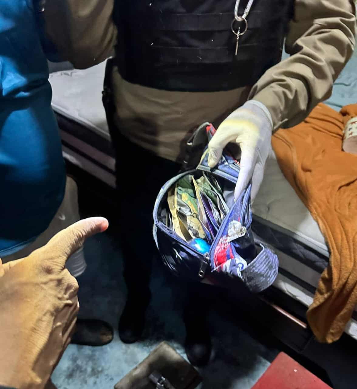 Evidencias ocupadas en los operativos.